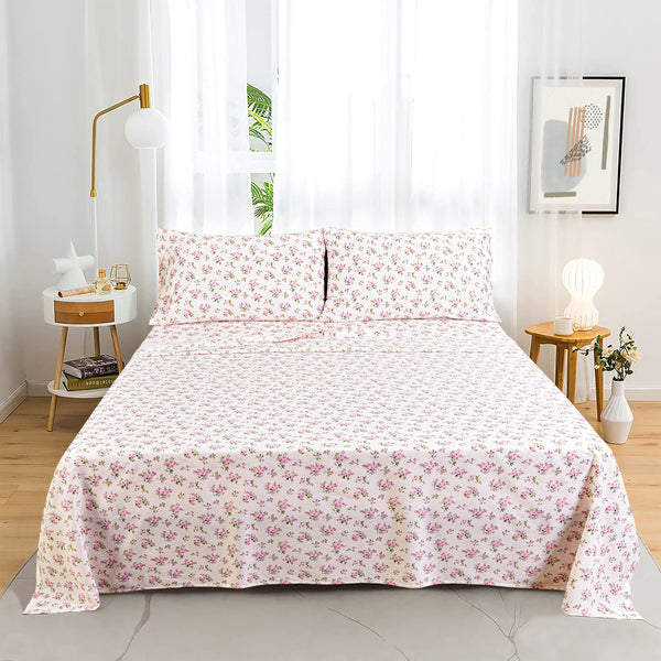 T 144 Cotton Sheet Set - Disty Floral